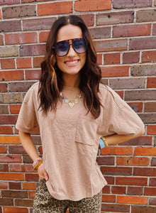 Mineral Taupe Tee