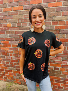 Sparkle Me Pumpkin Top