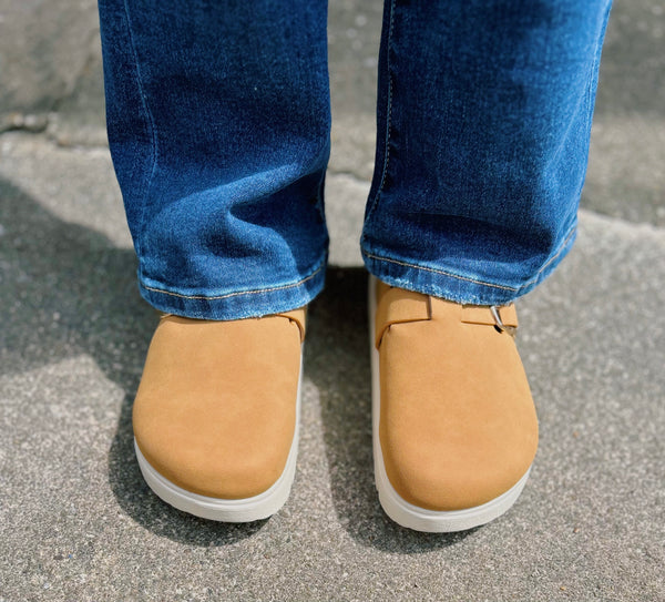 Carefree Platform Clogs